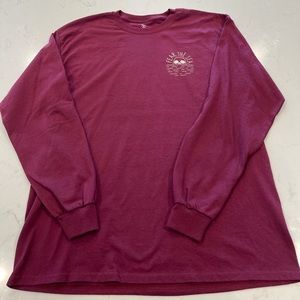Men’s Large Roark Long Sleeve Shirt - Burgundy
